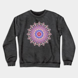 Symmetry 1 [purple, blue, red, off-white] Crewneck Sweatshirt